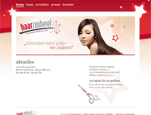 Tablet Screenshot of haarzauberei.com